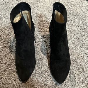 Authentic Christian Louboutin velvet booties